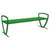 Zion 6 Ft. Powder Coated Steel Bench without Back