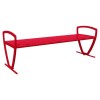 Zion 6 Ft. Powder Coated Steel Bench without Back