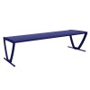 Zion 6 Ft. Powder Coated Steel Bench without Back