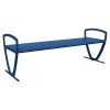 Zion 6 Ft. Powder Coated Steel Bench without Back