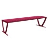 Zion 6 Ft. Powder Coated Steel Bench without Back
