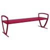 Zion 6 Ft. Powder Coated Steel Bench without Back
