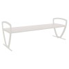 Zion 6 Ft. Powder Coated Steel Bench without Back