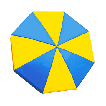 6' Octagonal Umbrella Pinwheel