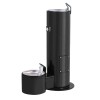 Cylinder Drinking Fountain With Pet Bowl