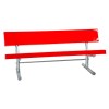 	15 ft. Fiberglass Bench with Back - Welded Frame