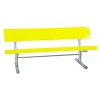 	15 ft. Fiberglass Bench with Back - Welded Frame
