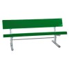	15 ft. Fiberglass Bench with Back - Welded Frame