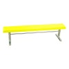 15 ft. Fiberglass Bench without Back - Welded Frame