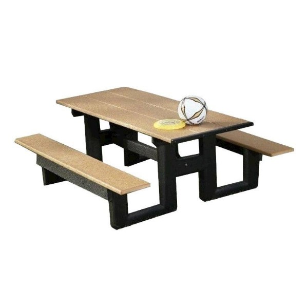 8 Ft. Recycled Plastic Commercial Picnic Table - Portable