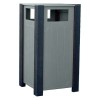 Engraved Trash Receptacle