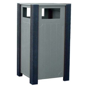 Engraved Trash Receptacle