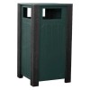 Engraved Trash Receptacle