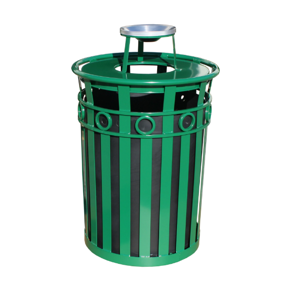 Decorative Trash Receptacle 