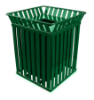 36 Gallon Square Receptacle