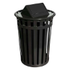 Slatted Trash Can