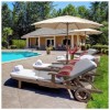 Picture of 9 ft. Octagonal Patio Umbrella - Two Piece Aluminum Pole - Spun Acrylic Top