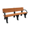 Bench With Bone Etching