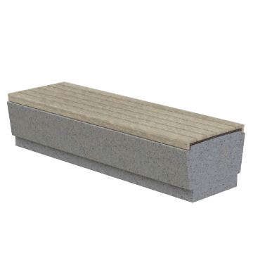 Recycled Lumber Top Bench