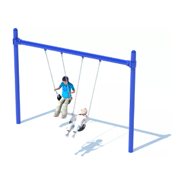 Single Steel Post Belt Swing Set