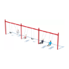 Single Steel Post Belt Swing Set