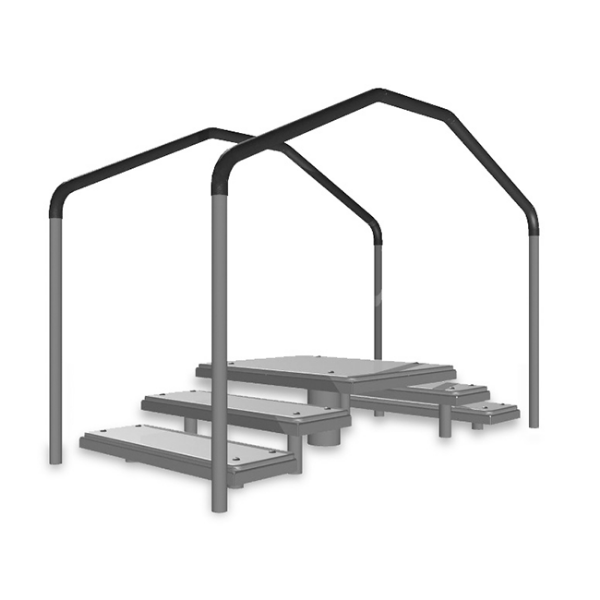 Assisted Step Trainer Fitness Park Equipment - Inground