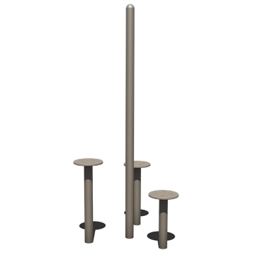 Stretching Post Outdoor Fitness Equipment