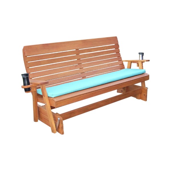Wooden Highback Garden Glider