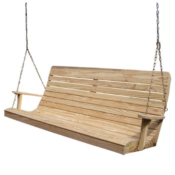 Highback Patio Swing With Chain