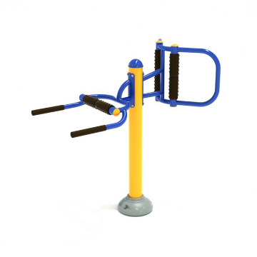 Double Station Back Massage Outdoor Workout Equipment