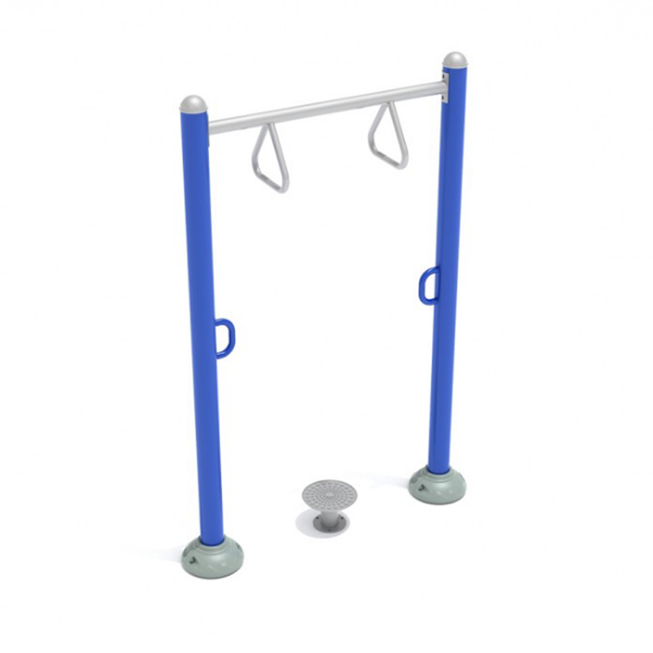 Single Station Waist Twister Outdoor Exercise Equipment 