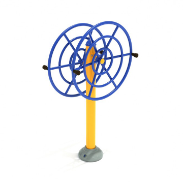 Double Station Shoulder Rotation Outdoor Fitness Equipment