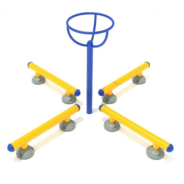 Quadruple Balance Step Circle Station Outdoor Fitness Equipment