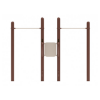 Pull and Dip Station Outdoor Fitness Equipment - Front2