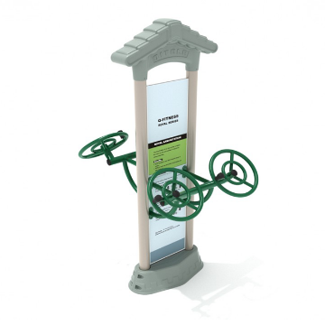 Royal Double Station Arm Rotation Outdoor Fitness Equipment