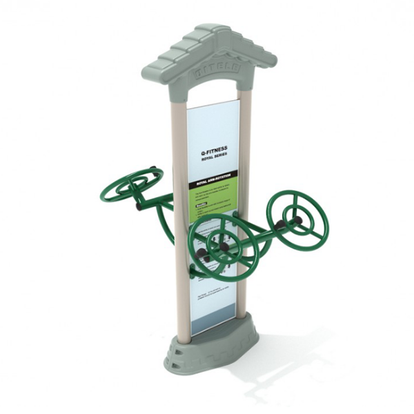 Royal Double Station Arm Rotation Outdoor Fitness Equipment