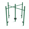 Quadruple Pull-Up Bar Unit Outdoor Exercise Equipment