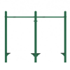 Quadruple Pull-Up Bar Unit Outdoor Exercise Equipment - Side