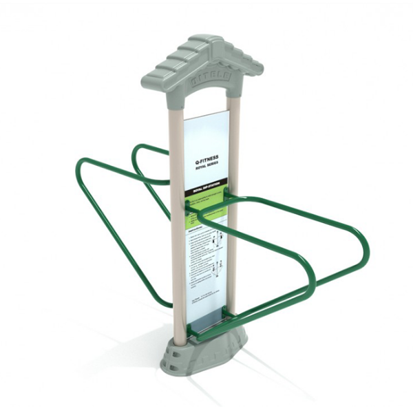 Royal Double Station Dip Outdoor Fitness Equipment