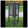 Three Sided Message Kiosk