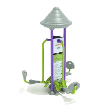Royal Triple Station Leg Press Outdoor Fitness Equipment