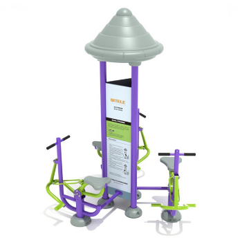 Royal Triple Station Fit Rider Outdoor Exercise Equipment