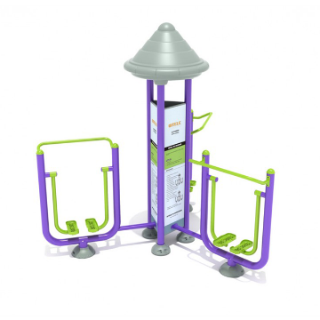 Royal Triple Station Sky Walker Outdoor Exercise Equipment	
