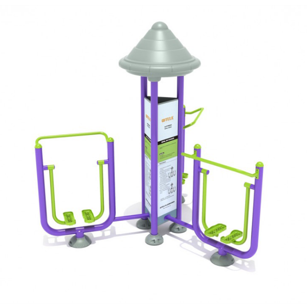 Royal Triple Station Sky Walker Outdoor Exercise Equipment	