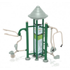 Royal Triple Upper Body Combo Station Outdoor Workout Equipment - Back