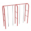 Quadruple Rope Climber with Arch Posts Outdoor Fitness Equipment