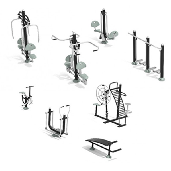 No Shortcuts Outdoor Exercise Stations