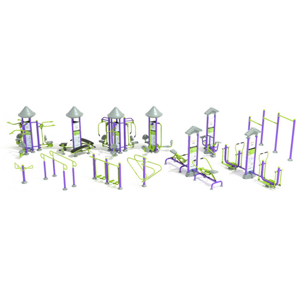 Boot Camp Outdoor Fitness Stations