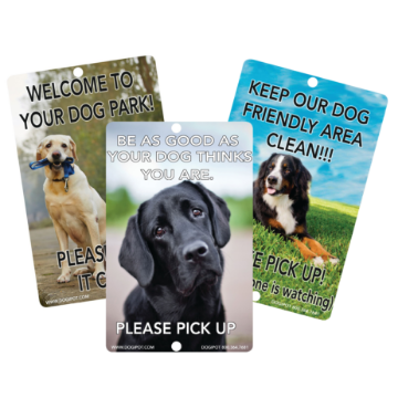 Dog Park Pet Signs