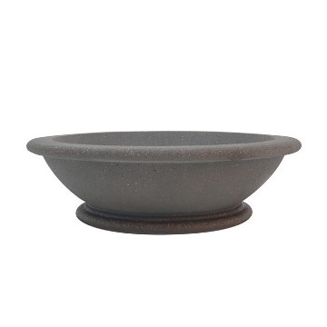 Dish Concrete Planter 